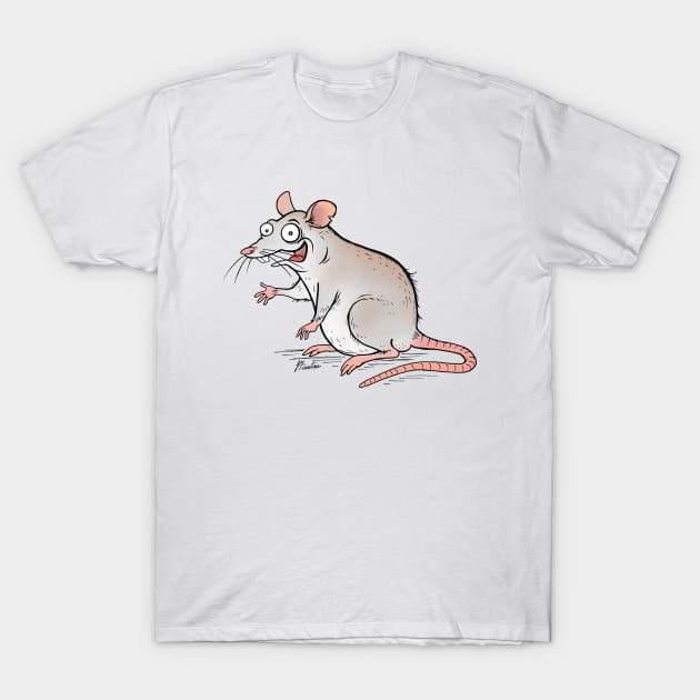 Shed Rat T-Shirt by JedDunstan